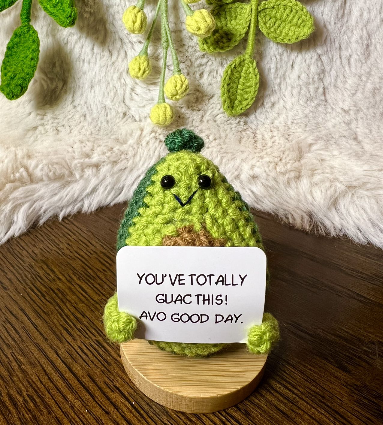 Unique Handmade Crochet positive veggie+Emotional Support carrot potato, broccoli, Christmas, Birthday, gift for her,Coworker,Family/Friends