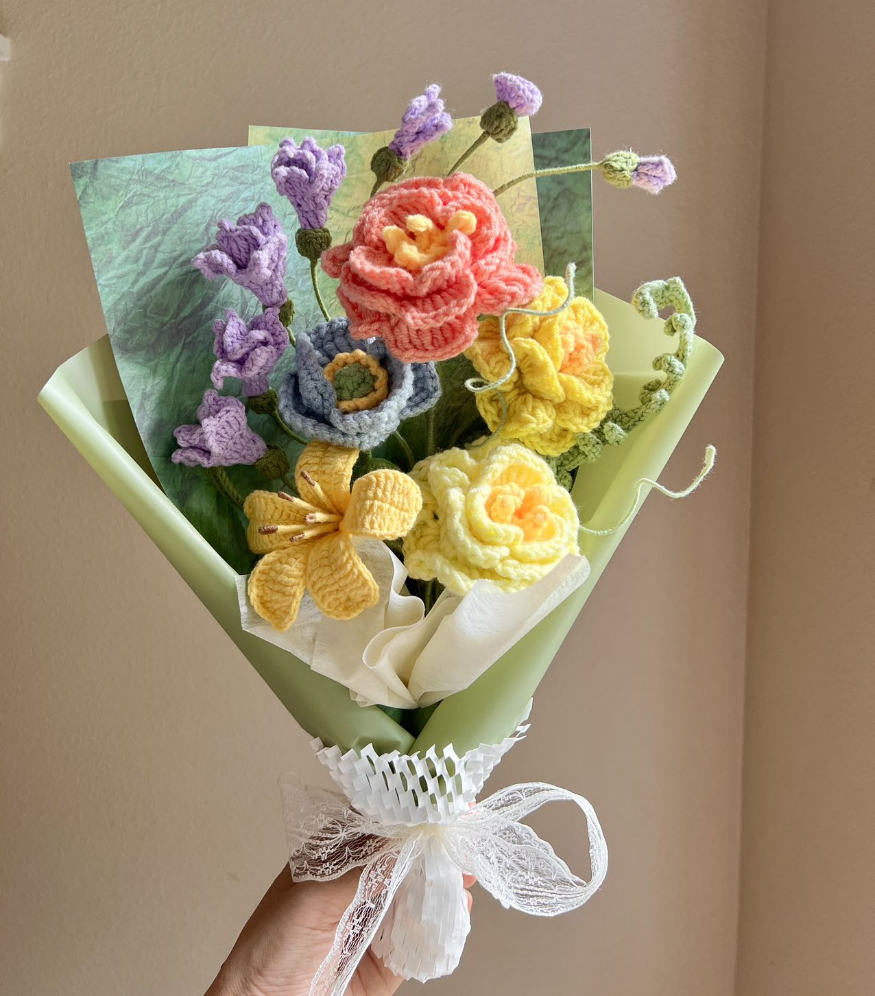 Garden painting | Crochet flowers, Best gifts for plant lovers