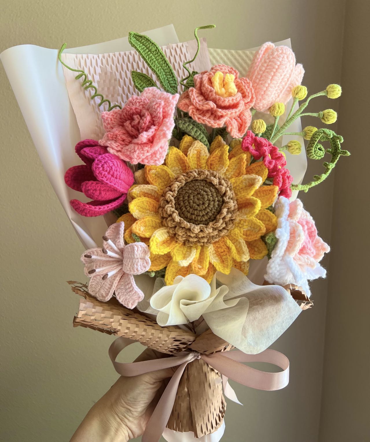 Supreme blush haven | Crochet flowers bouquet, Flowers forever