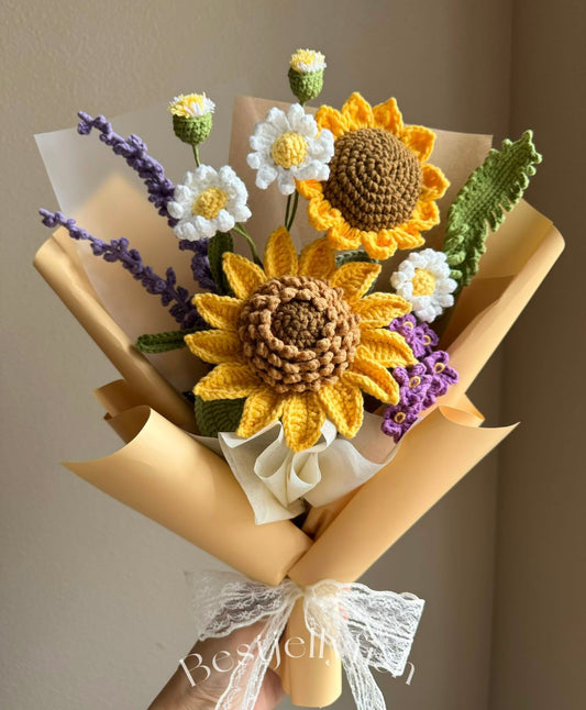 My backyard sunflower garden | Crochet flowers, Best gifts for plant lovers