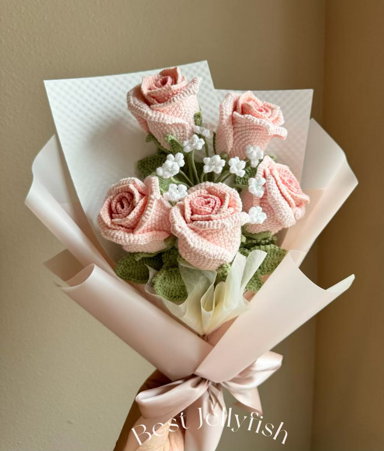 winecup rose red | Crochet flowers bouquet, forever flowers