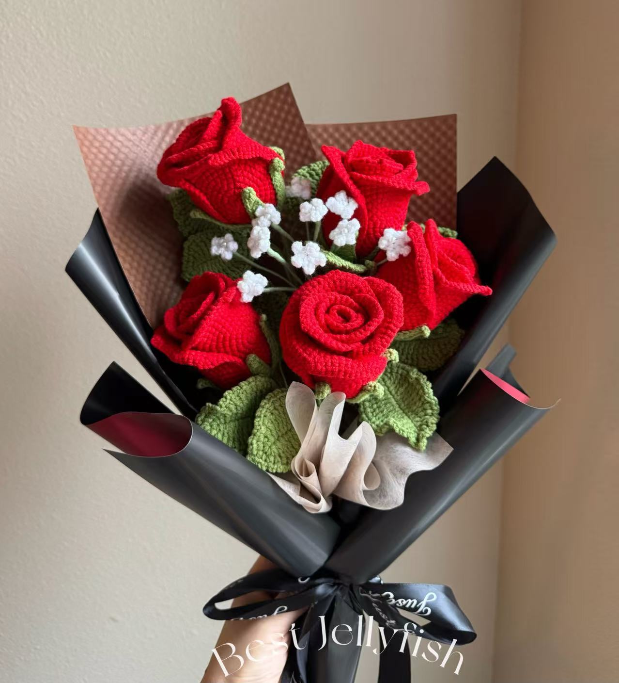 winecup rose red | Crochet flowers bouquet, forever flowers