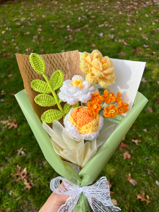 Fresh yellow |Crochet flowers, Best gifts for plant lovers