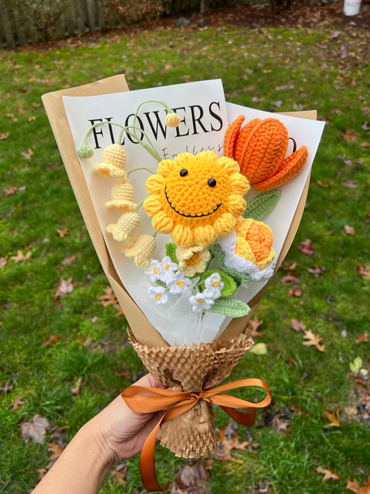 Smiley bells | Crochet flowers bouquet, Flowers forever