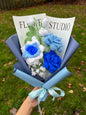 Blue roses | Crochet flowers bouquet, One of a kind gifts