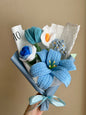 Blue joy lily | Crochet flowers bouquet, One of a kind gifts