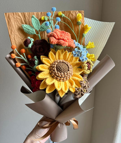 Rich grace |  Crochet flowers bouquet, Flowers forever