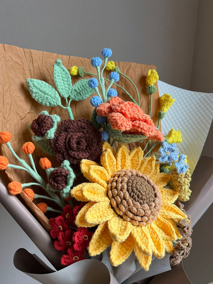 Rich grace |  Crochet flowers bouquet, Flowers forever