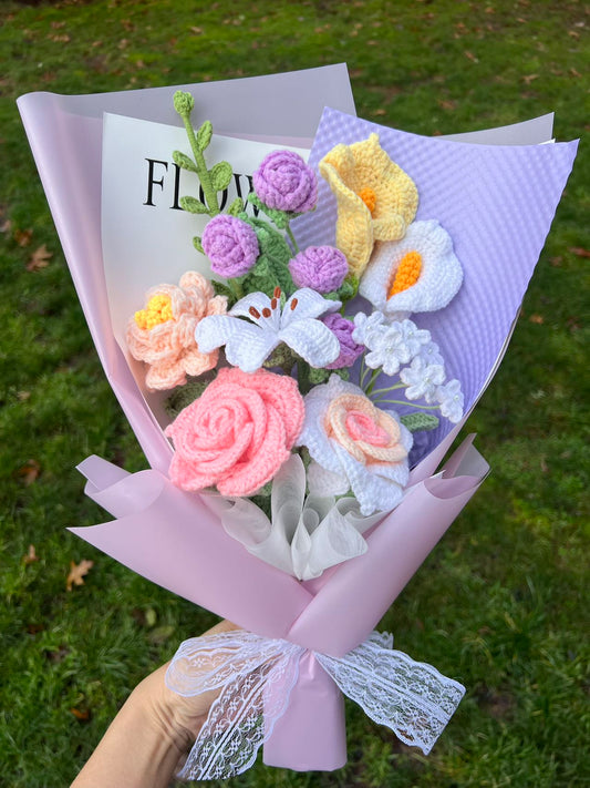 Alice garden | Crochet flowers bouquet, One of a kind gifts