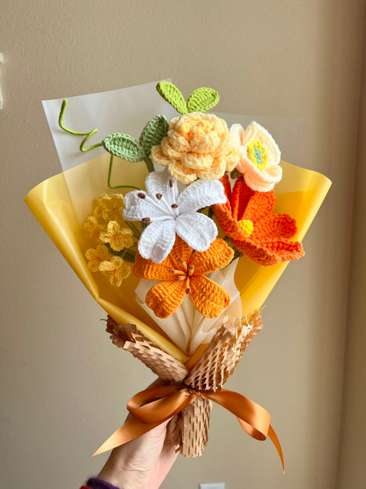 Warm wild |Crochet flowers bouquet, Flowers forever
