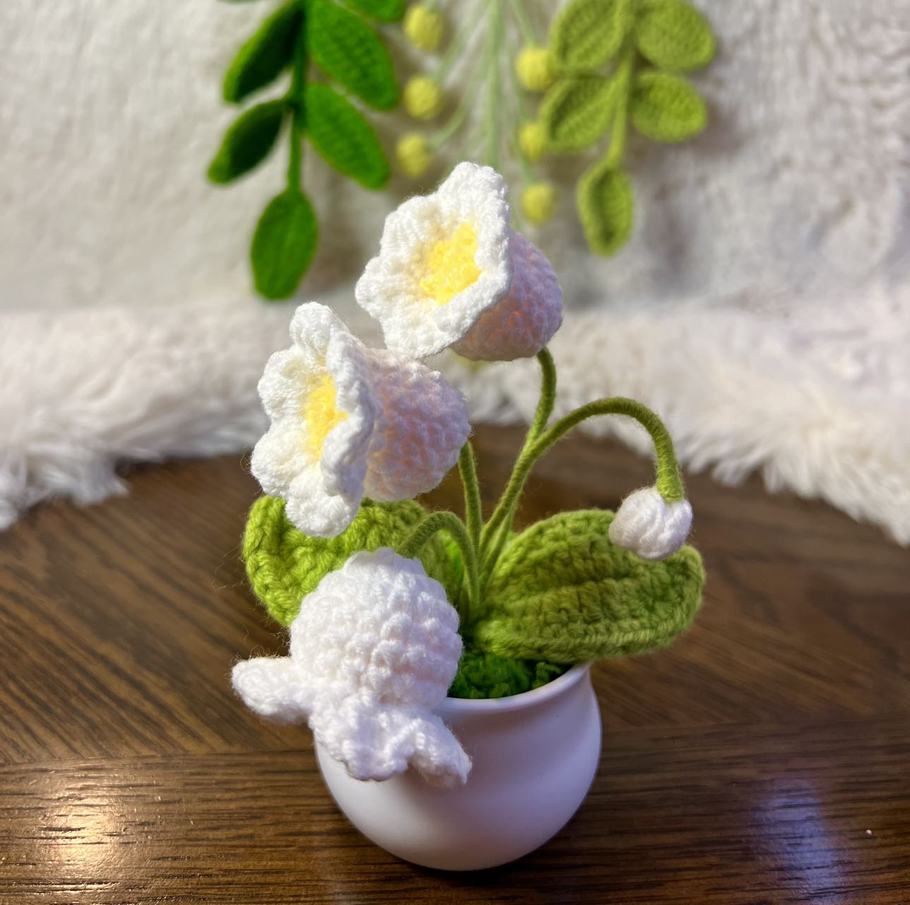 Crochet flower pot, handmade gift, gift for her, gift for teacher/friend,home decor