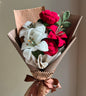 Classy red lily | Crochet flowers bouquet, One of a kind gifts