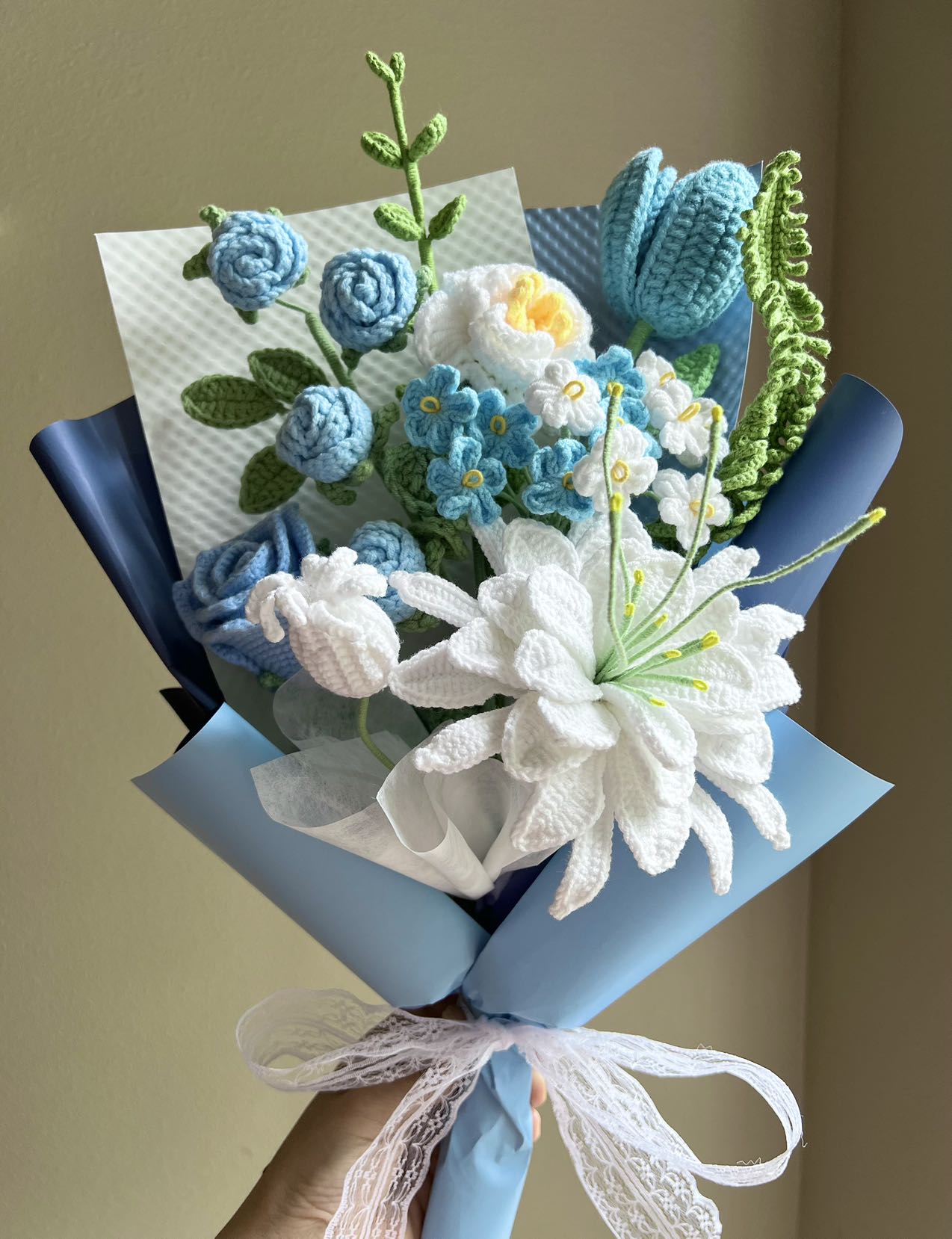 Supreme icy queen | Crochet flowers bouquet, Flowers forever