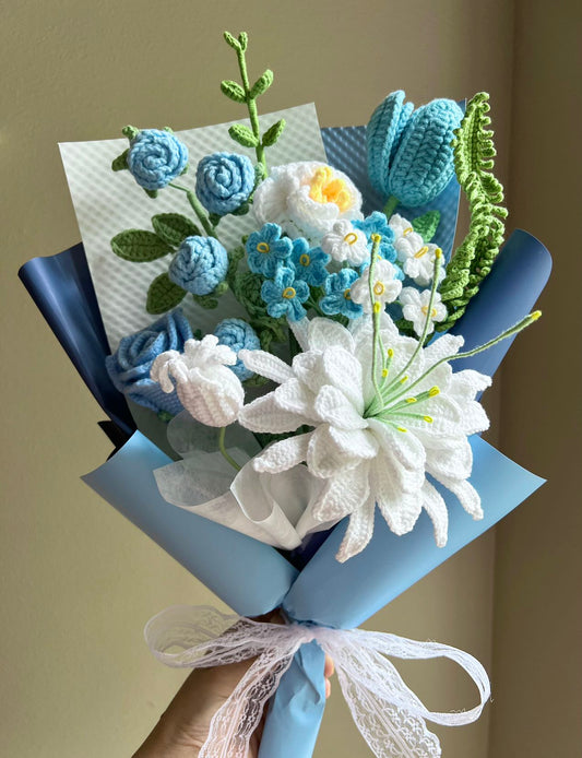Supreme icy queen | Crochet flowers bouquet, Flowers forever