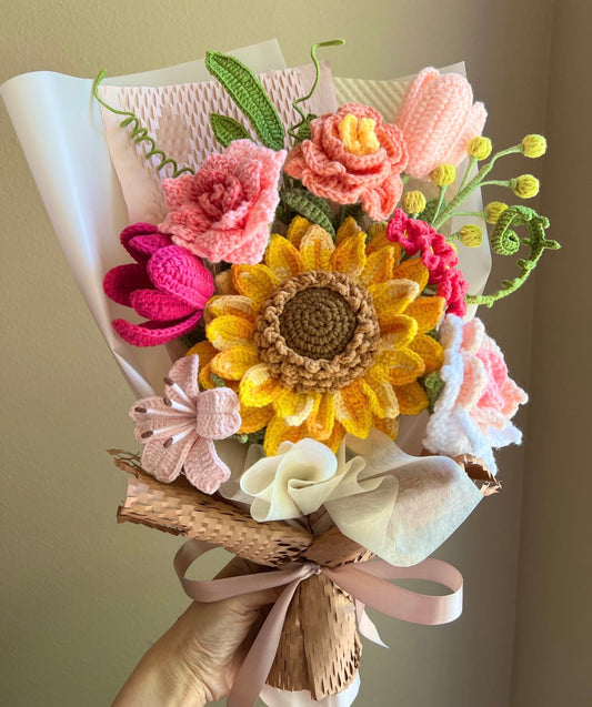Supreme blush haven | Crochet flowers bouquet, Flowers forever