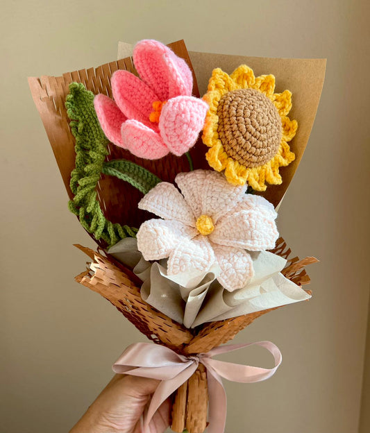 Morandi Pink | Crochet flowers, Best gifts for plant lovers