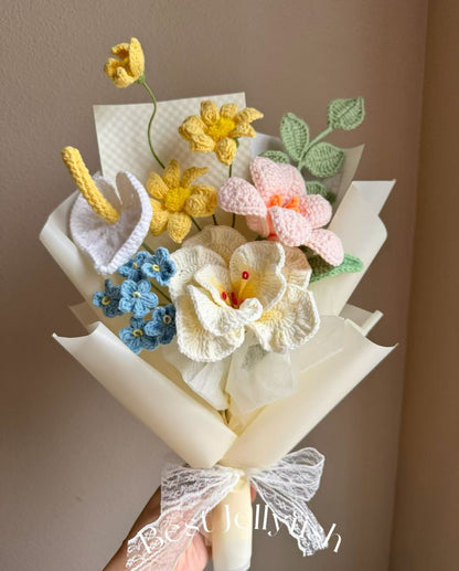 Soft garden | Crochet flowers bouquet, Flowers forever