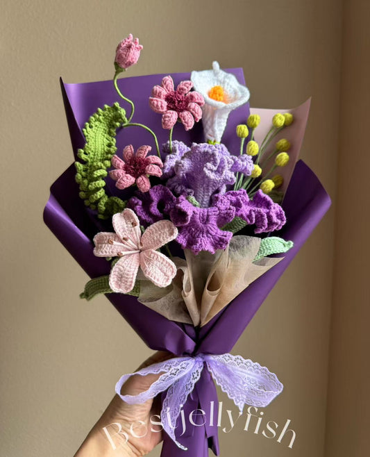 Love iris garden | Crochet flowers bouquet, Flowers forever