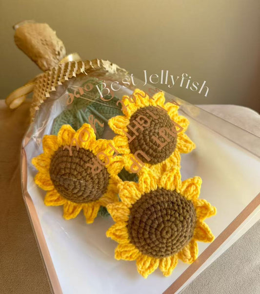 All sunflowers | Crochet flowers, Best gifts for plant lovers
