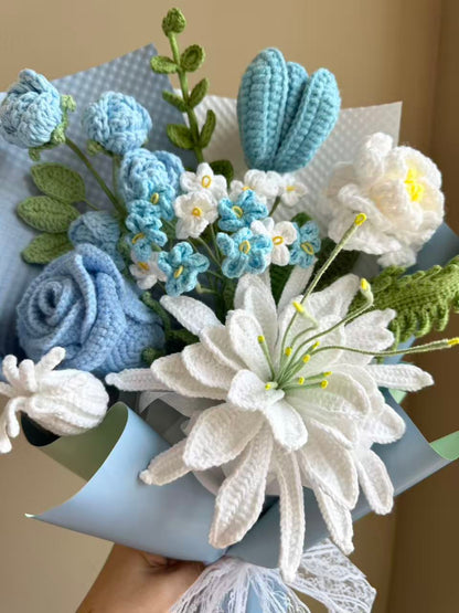 Supreme icy queen | Crochet flowers bouquet, Flowers forever