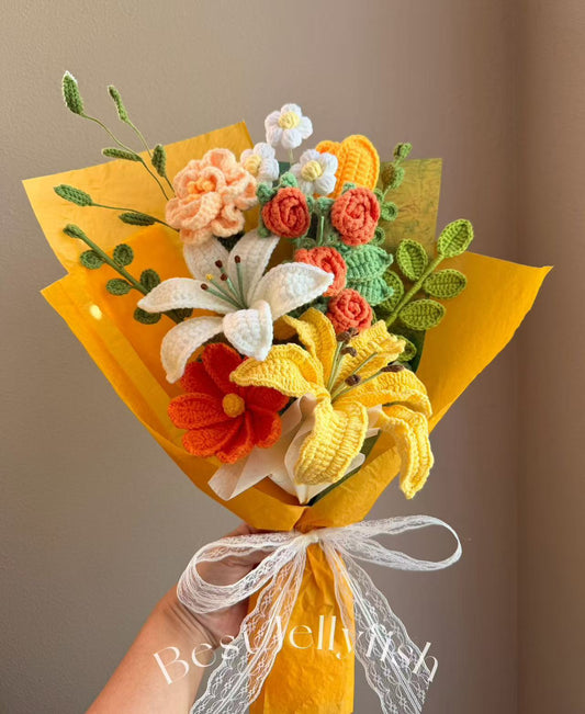 Morning glow bloom | Crochet flowers bouquet, Flowers forever