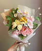 EX Painterly Peony | Crochet flowers bouquet