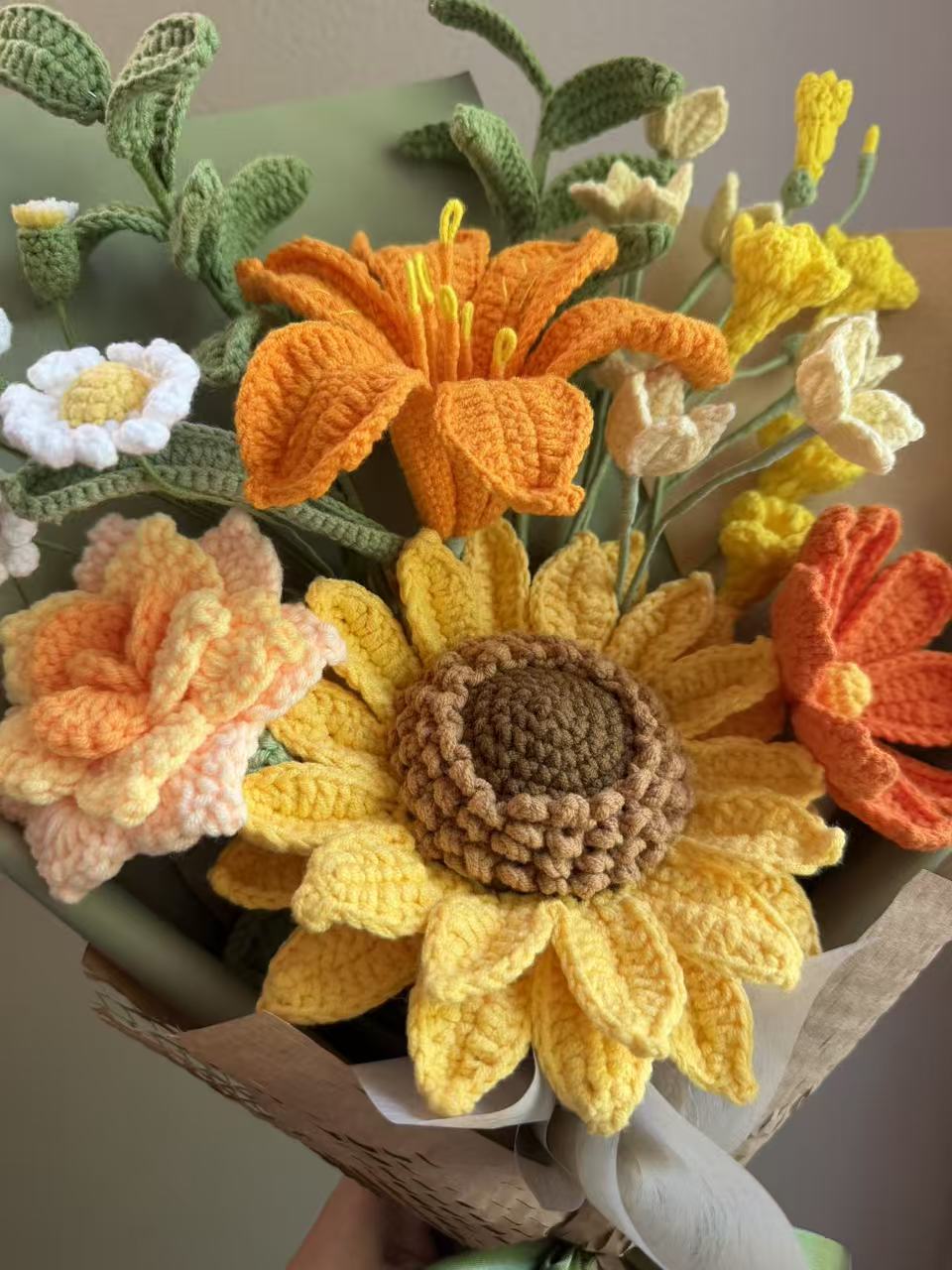 Supreme golden rise | Crochet flowers, Best gifts for plant lovers