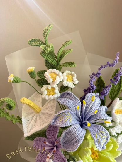Green Garden Mist | Crochet flowers bouquet, Flowers forever