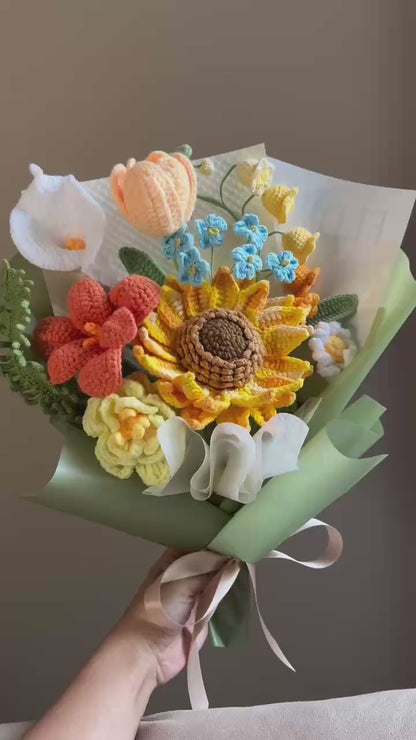 My backyard sunflower | Crochet flowers, Best gifts for plant lovers