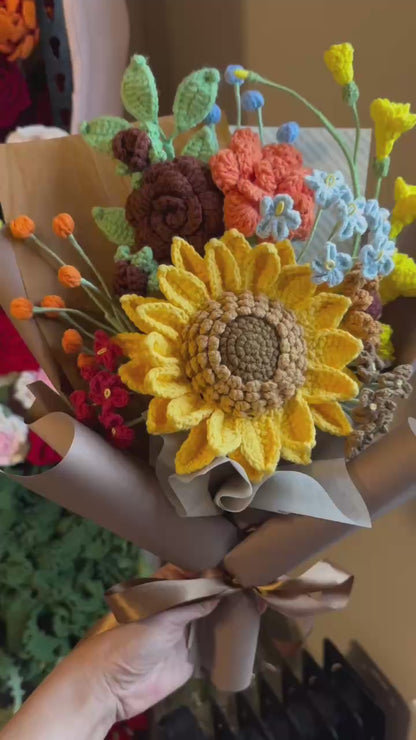 Rich grace |  Crochet flowers bouquet, Flowers forever
