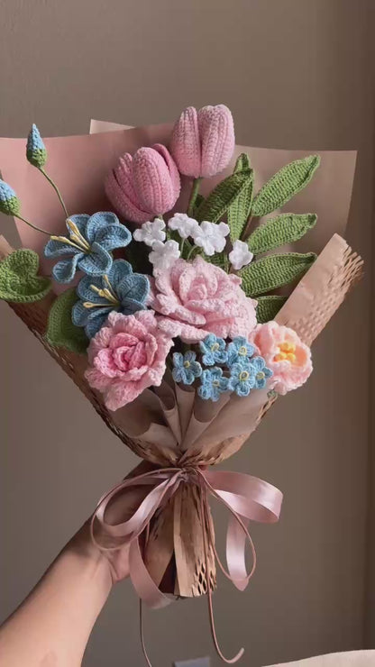 Elegant & Luxurious | Crochet flowers bouquet, Flowers forever