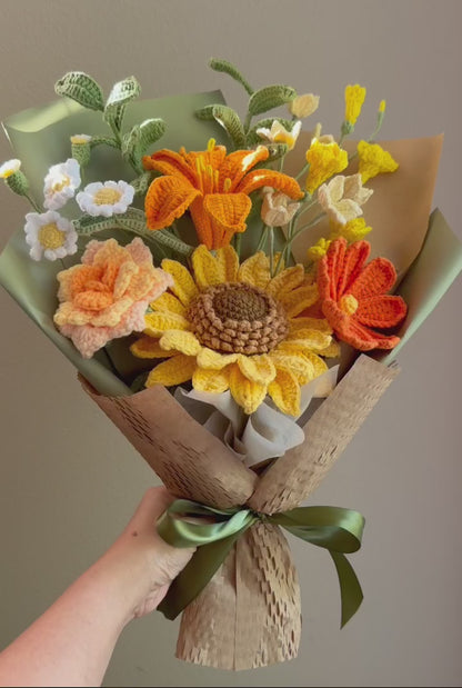 Supreme golden rise | Crochet flowers, Best gifts for plant lovers